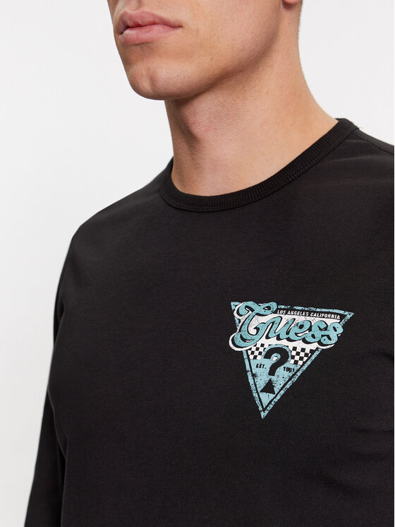 Guess Guess Longsleeve M4RI07 I3Z14 Μαύρο Slim Fit