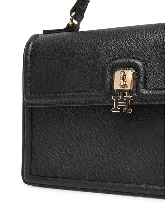Tommy Hilfiger Tommy Hilfiger Torbica Th Eternity Mini Satchel AW0AW17176 Crna