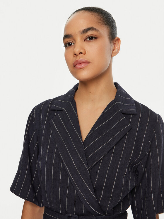 Marella Marella Kombinezon Banana 2513241011 Granatowy Slim Fit