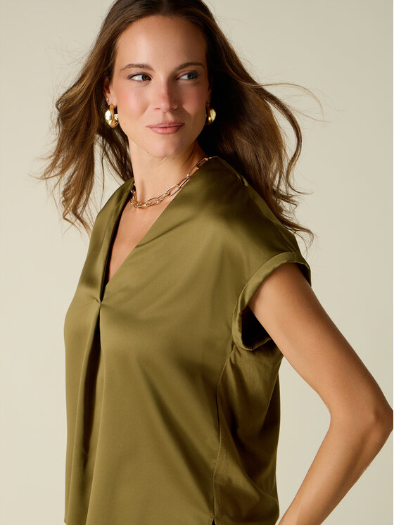 Oltre Oltre Camicia G268J304555N035 Verde Regular Fit