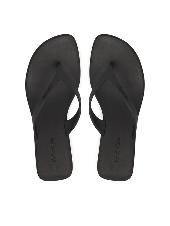 Calvin Klein Calvin Klein Flip-flops Flip Flop Kitten Heel Thong Tpu HW0HW02965 Fekete