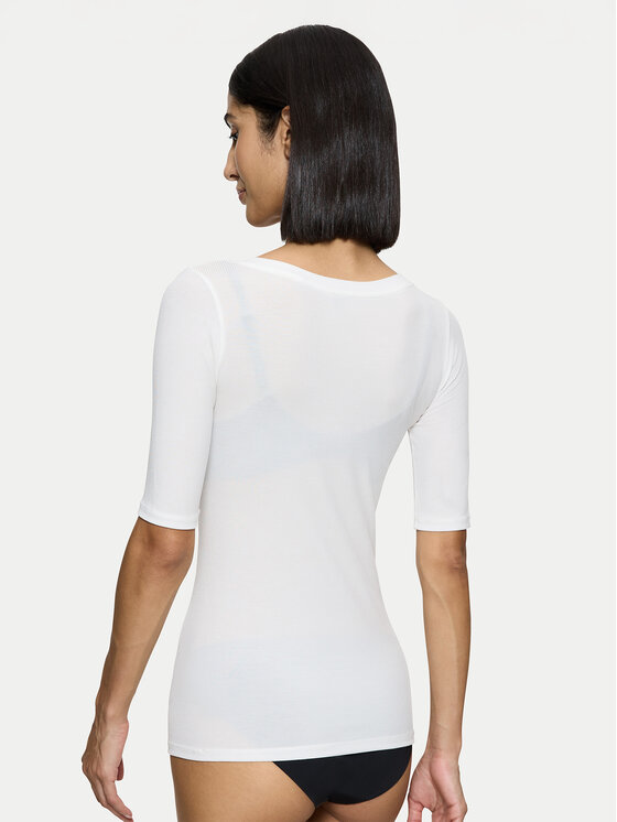 Triumph Triumph Pyžamový top Beauty Layers 10222610 Écru Slim Fit