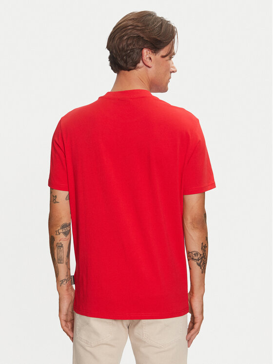Napapijri Napapijri T-Shirt S-Dorees NP0A4IBE Czerwony Regular Fit