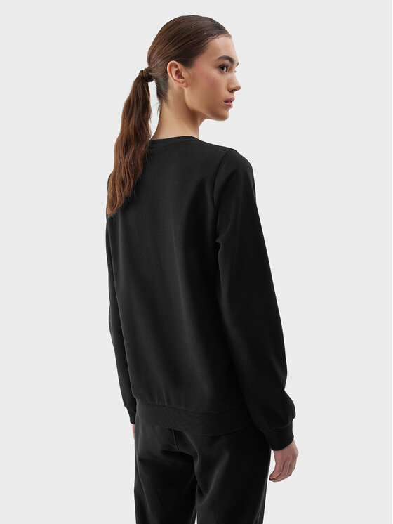 4F 4F Μπλούζα 4FWSS24TSWSF0954 Μαύρο Regular Fit
