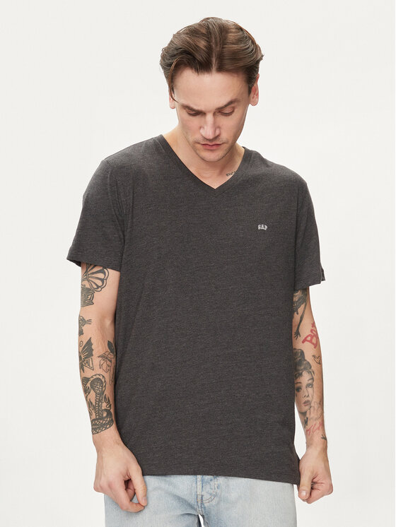 Gap Gap T-Shirt 753771-01 Šedá Regular Fit