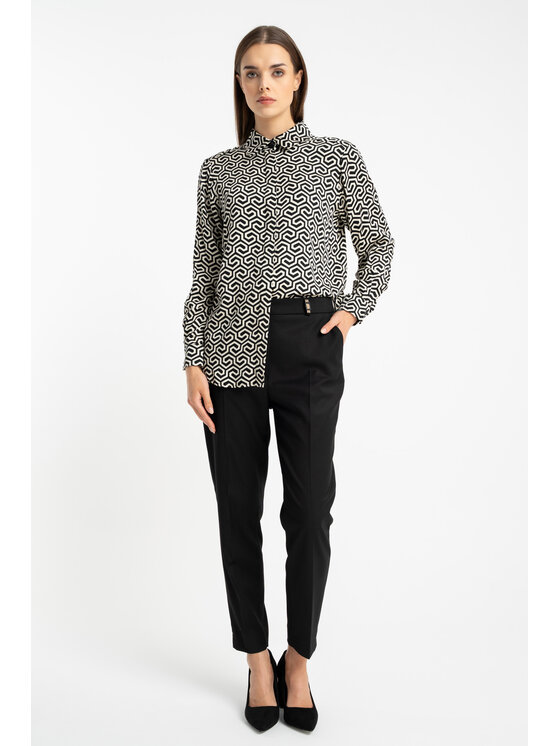 CLICK CLICK Πουκάμισο 10-6934 Μαύρο Regular Fit