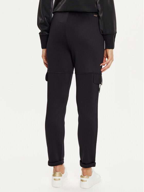 Liu Jo Sport Liu Jo Sport Chino q-roa-33046 Crna Regular Fit