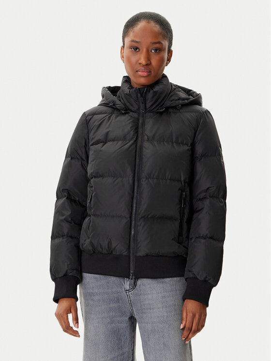 Armani Exchange Armani Exchange Pehelykabát XW000228 AF12286 UC001 Fekete Regular Fit