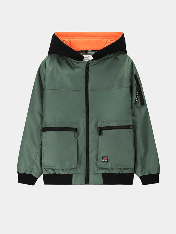 Coccodrillo Coccodrillo Prijelazna jakna WC4152705OBK Zelena Regular Fit