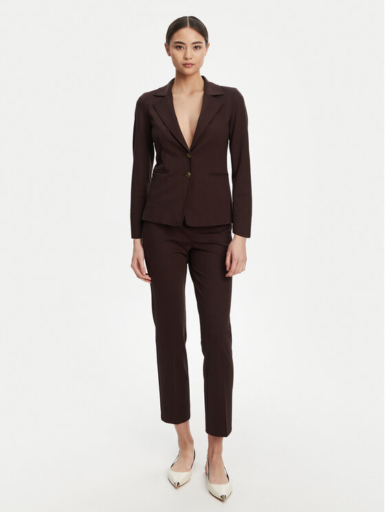 Marella Marella Giacca da abito Debutto 2523916034 Marrone Regular Fit