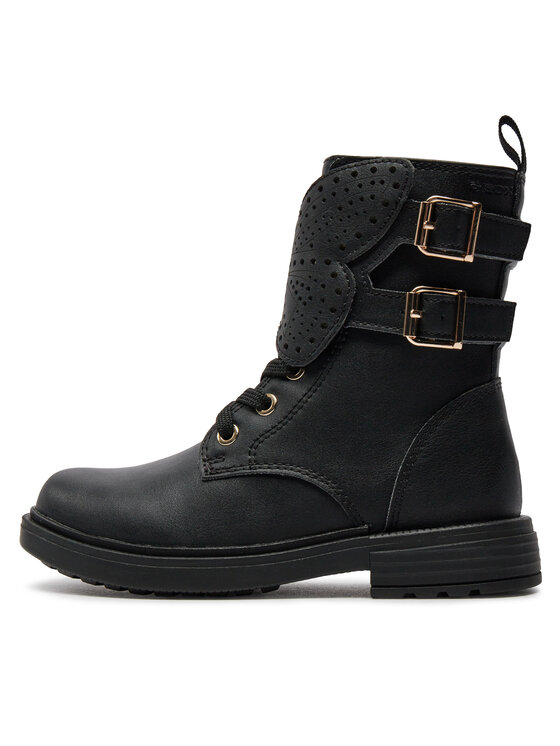 Geox Geox Škornji J Eclair Girl J369QN 000BC C9999 M Črna