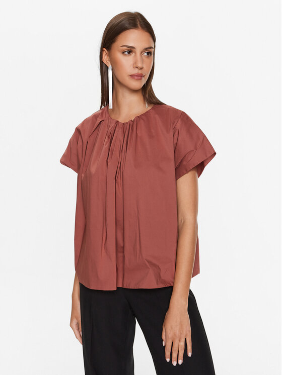 Liviana Conti Bluza L3SK07 Bež Regular Fit