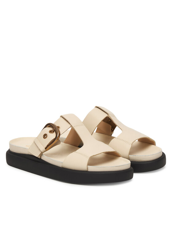 Clarks Clarks Iešļūcenes Aristella West 26185812 Écru