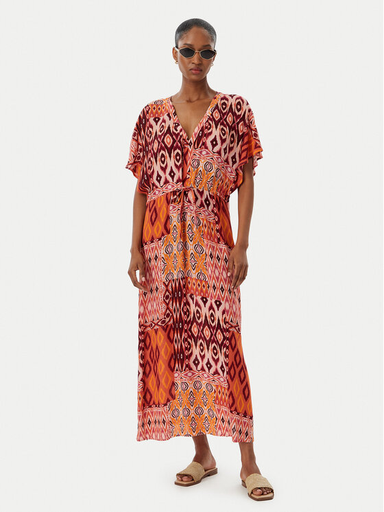 Vero Moda Vero Moda Ежедневна рокля Menny 10303701 Оранжев Regular Fit
