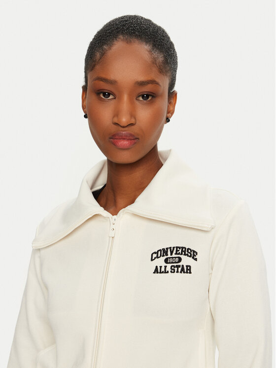 Converse Converse Bluză Heritage 10026778-A03 Bej Regular Fit