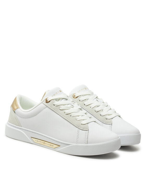 Tommy Hilfiger Tommy Hilfiger Sneakersy Chic Court Sneaker FW0FW08382 Biały