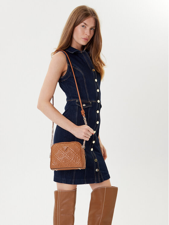 Guess Geantă Adelasia HWQL96 58140 Maro