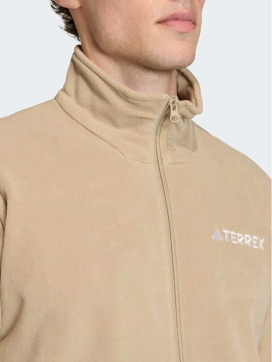 adidas adidas Bluza Multi Essentials Full-Zip Fleece Zielony Regular Fit