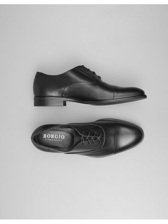 Borgio Borgio Półbuty b012_black3 Czarny