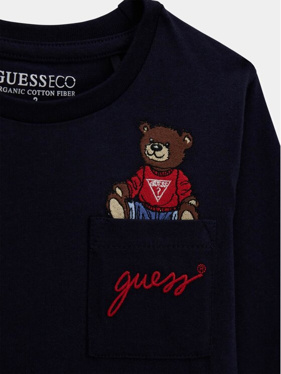 Guess Kids Guess Kids T-Shirt 177335 Modrá Classic Fit