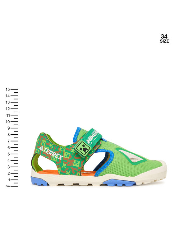 adidas adidas Sandali Minecraft Terrex Captain Toey 2.0 Sandals JR1316 Verde