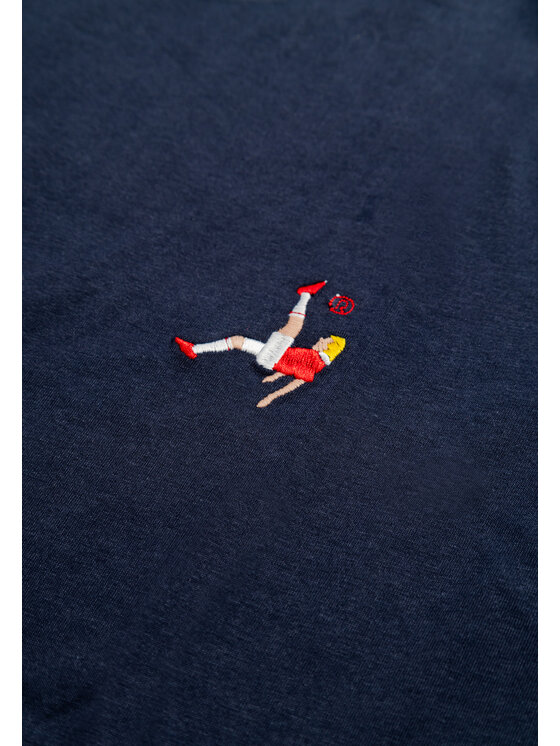 The Bomber The Bomber T-shirt The Bomber Calciatore Blu To Fit