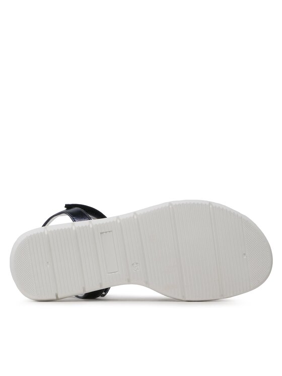Tommy Hilfiger Tommy Hilfiger Sandały Stripes Velcro T4A2-32771-1372 S Granatowy