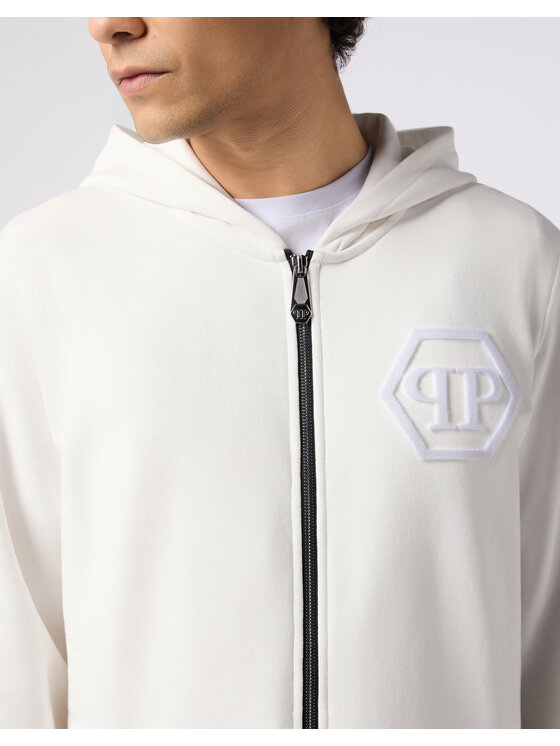 PHILIPP PLEIN PHILIPP PLEIN Felpa 31312 Bianco Athletic Fit