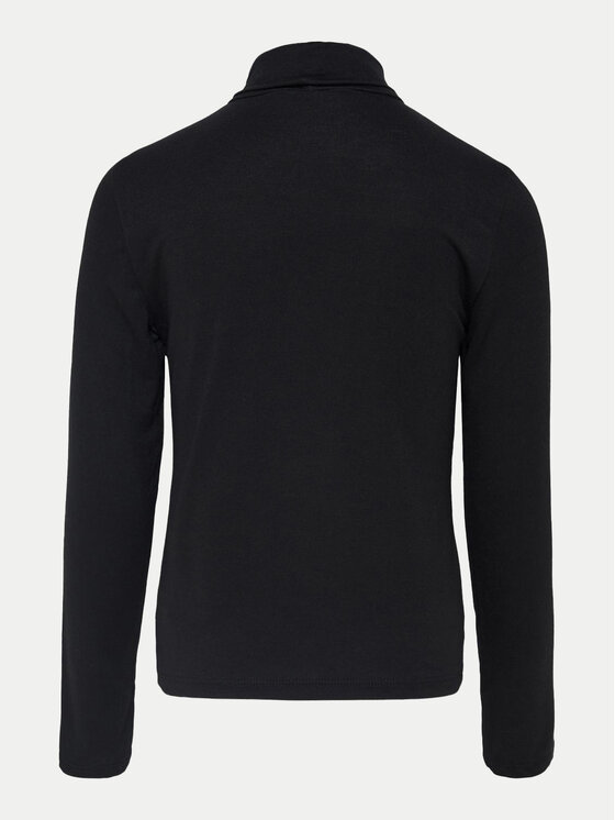 Kids ONLY Kids ONLY Rollkragenpullover 15217082 Schwarz Slim Fit