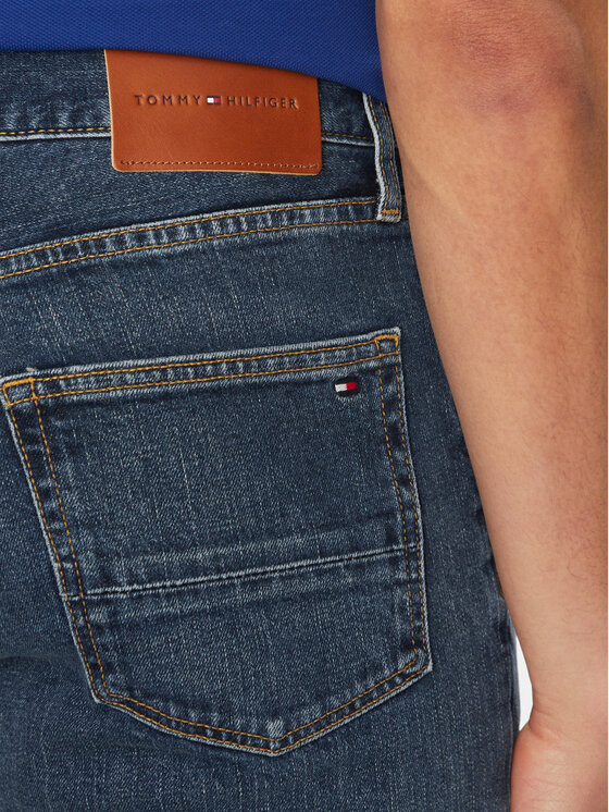Tommy Hilfiger Tommy Hilfiger Džínsy Denton MW0MW38826 Modrá Straight Fit