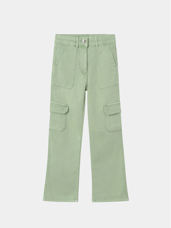 Mayoral Mayoral Pantaloni di tessuto 6507 Verde Regular Fit