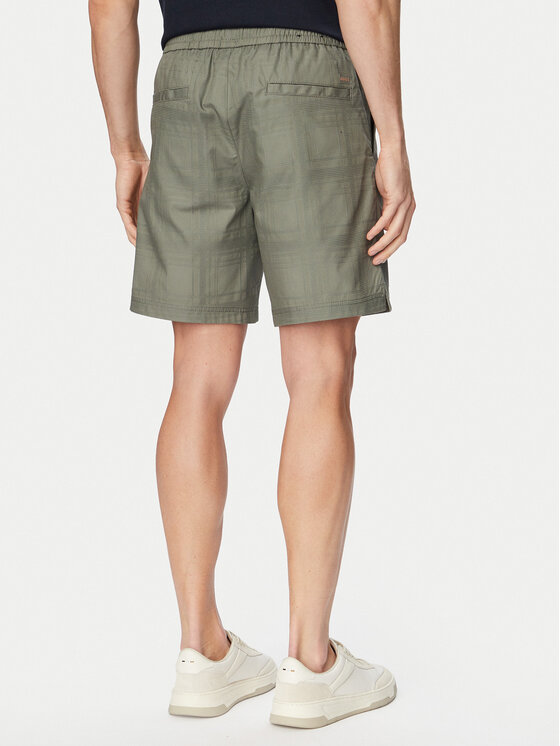 BOSS BOSS Pantalon scurți din material Sandrew 50559371 Gri închis Regular Fit