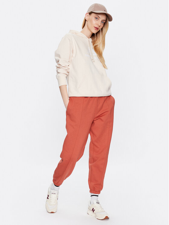 New Balance New Balance Μπλούζα WT31533 Μπεζ Relaxed Fit
