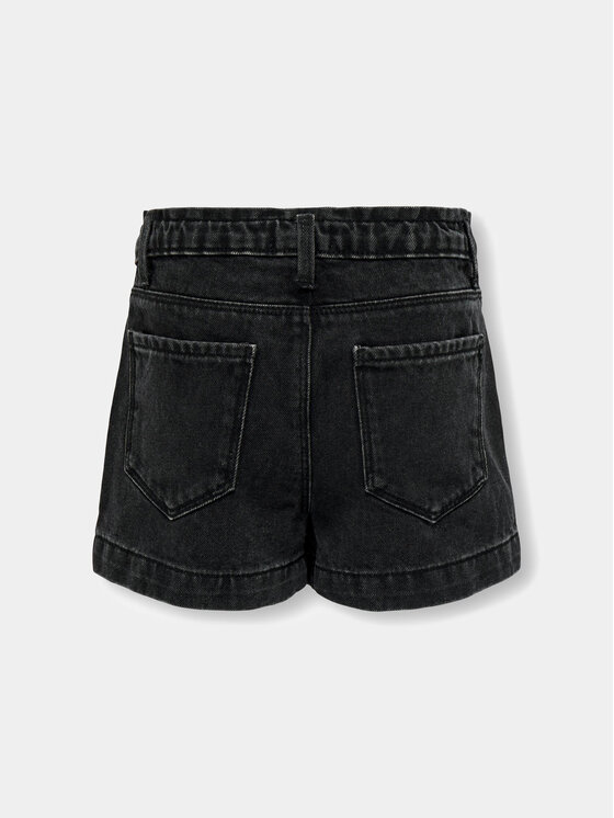 Kids ONLY Kids ONLY Pantaloncini di jeans Comet 15312961 Nero Wide Leg