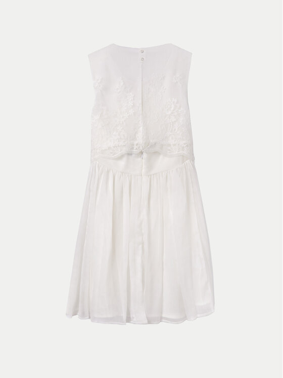 Mayoral Mayoral Elegantes Kleid 6944 Écru Regular Fit