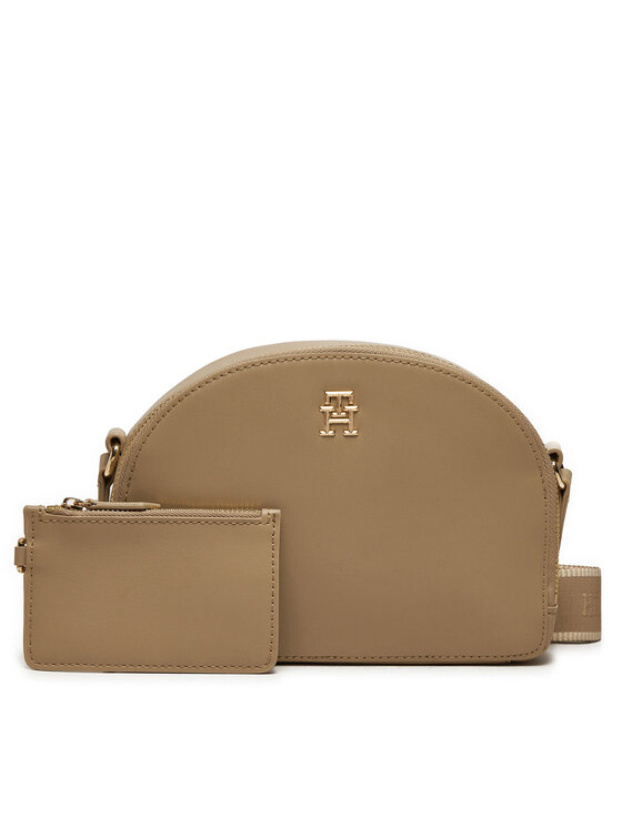 Tommy Hilfiger Tommy Hilfiger Τσάντα Monotype Half Moon AW0AW16482 Μπεζ