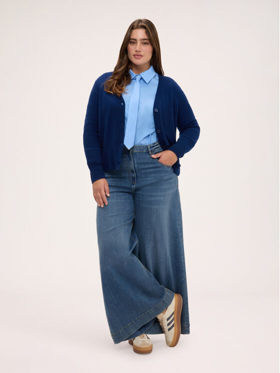 Fiorella Rubino Fiorella Rubino Sweter M314L008596N034 Niebieski Regular Fit