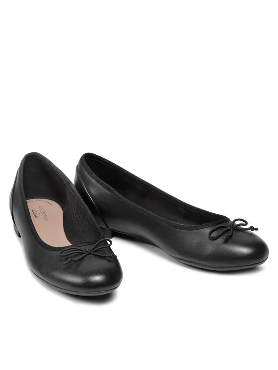 Clarks Clarks Балеринки Couture Bloom 261154854 Черен
