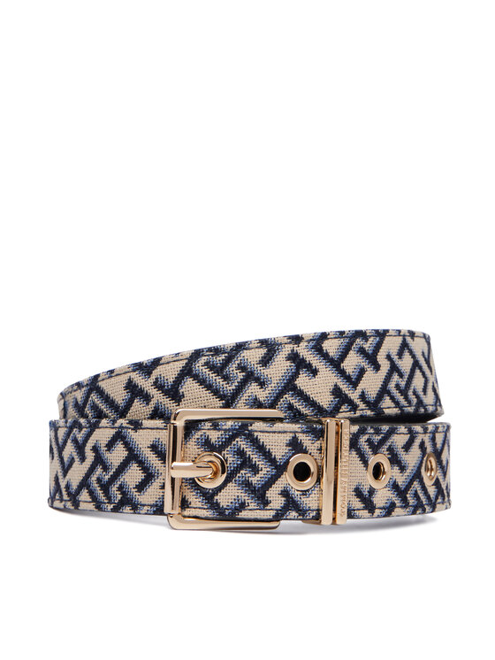 Tommy Hilfiger Curea Th Square 2.5 Jacquard AW0AW18894 Bej
