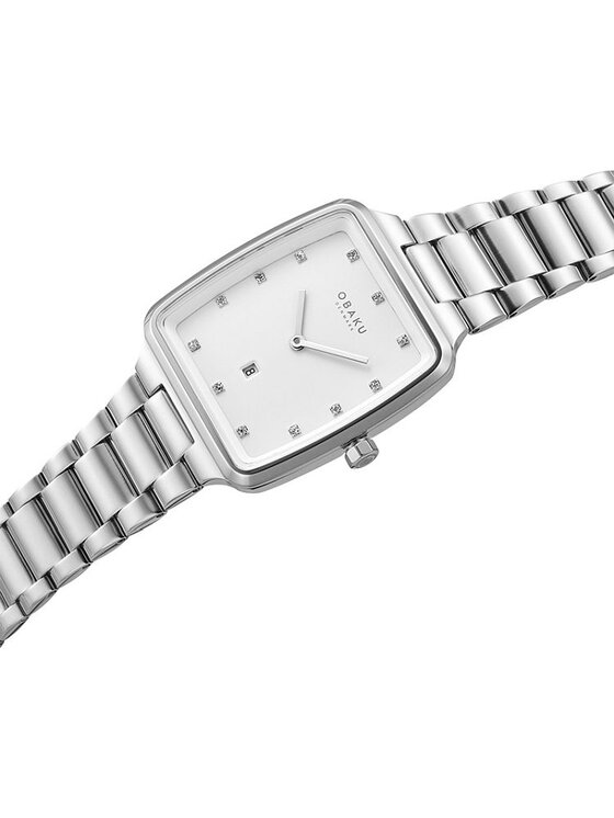 Obaku Obaku Zegarek V271LDCWSC Srebrny