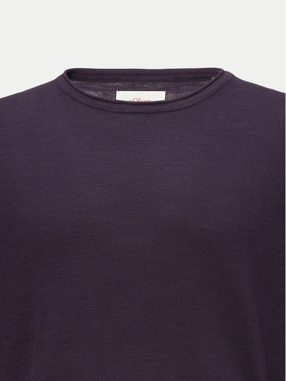 s.Oliver s.Oliver Marškinėliai ilgomis rankovėmis 2150762 Violetinė Regular Fit