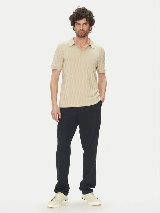 Liu Jo Liu Jo Pantaloni din material QF4103 T2682 Bleumarin Regular Fit