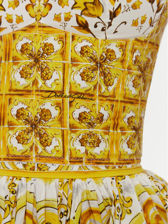 Dolce&Gabbana Dolce&Gabbana Felső F7W98T HH5EA Sárga Regular Fit