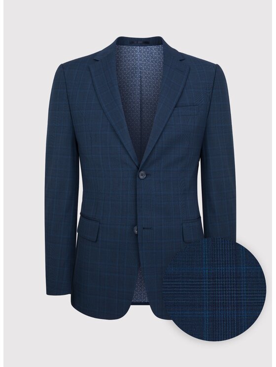 Pako Lorente Pako Lorente Marynarka P23SF-3G-010 Granatowy Slim Fit
