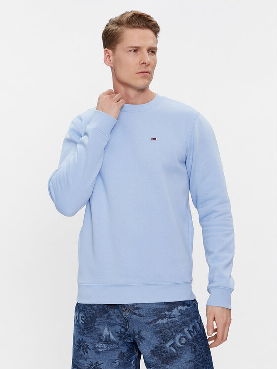 Tommy Jeans Mikina DM0DM09591 Modrá Regular Fit