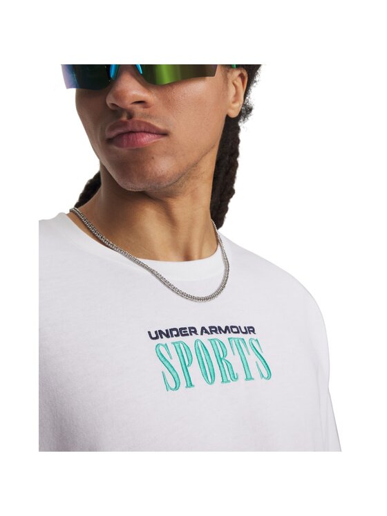 Under Armour Under Armour T-Shirt 6009268 Biały Oversize