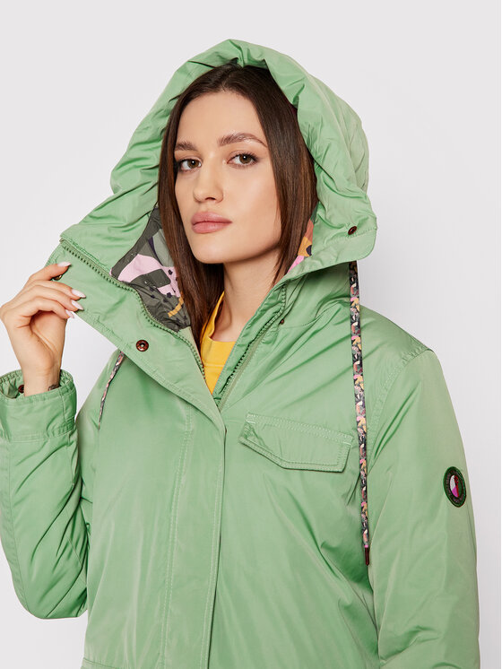 Femi Stories Femi Stories Parka Zino Zöld Regular Fit