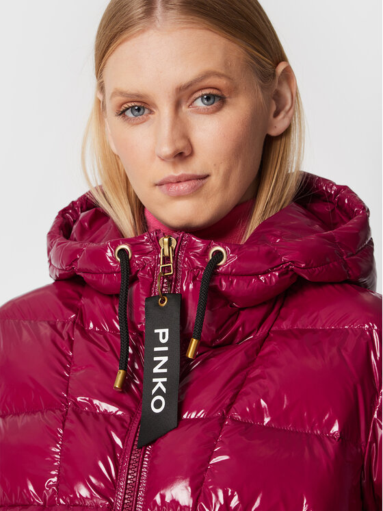 PINKO PINKO Kurtka zimowa Eleodoro 3 1G17XF A00N Różowy Regular Fit