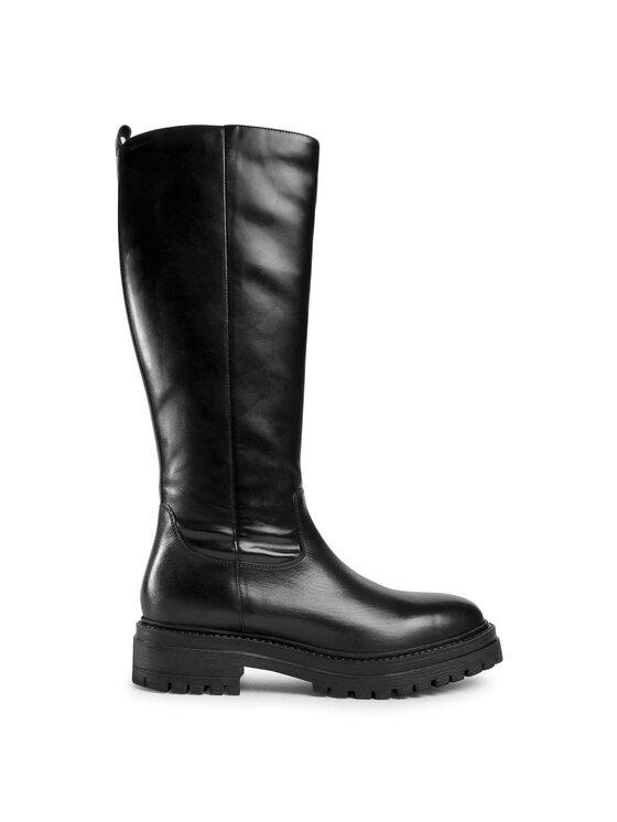 Cizme lungi riding Geox D Iridea C D04HRC 05443 C9999 Negru