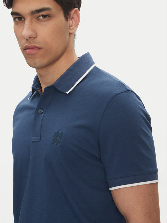 BOSS BOSS Polokošeľa Passertip 50507699 Modrá Slim Fit